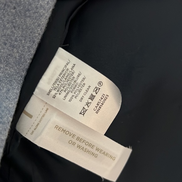 NWT LOFT Melange Double Breasted Blazer 0 Petite - Picture 6 of 6